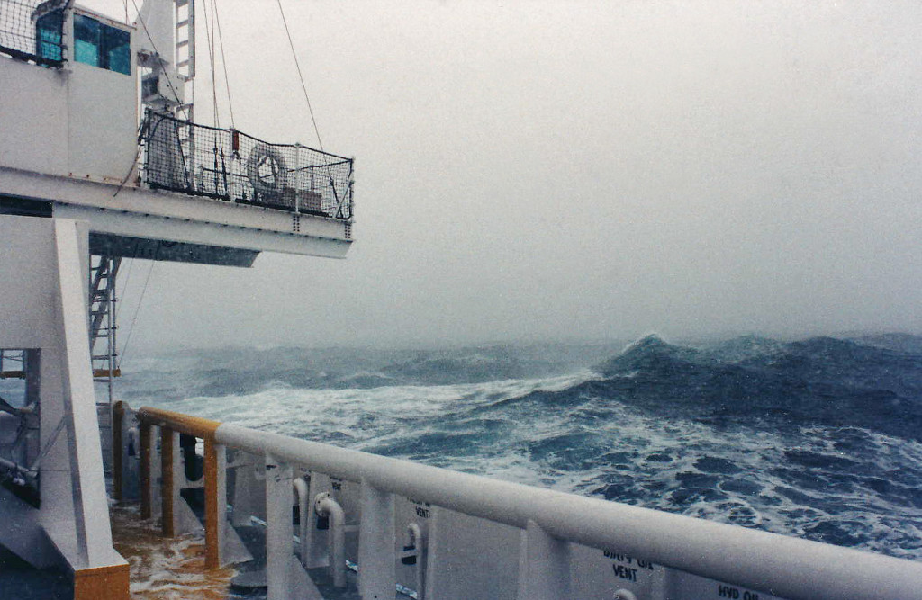 The North Atlantic from the deck of the Motor Vessel Atlantic Sentry