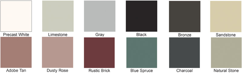 Dow Corning Sealant Color Chart