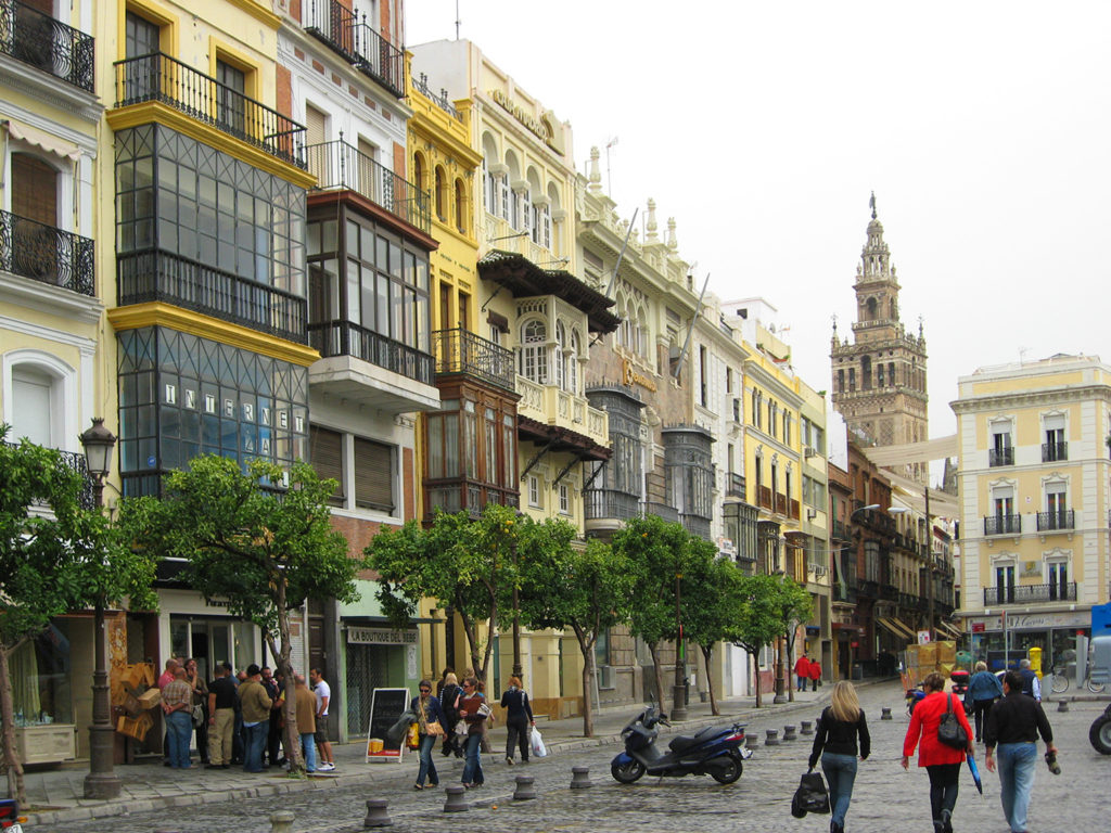 Street in Saville, Spain