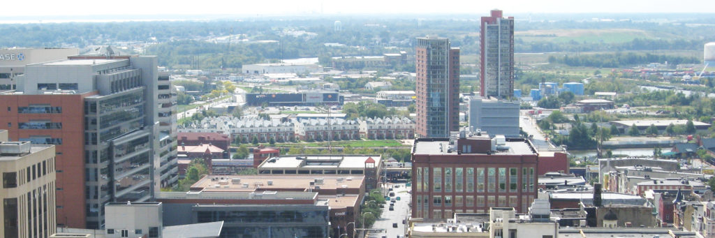 Wilmington, Delaware Looking South From the Delaware Trust Building Roof